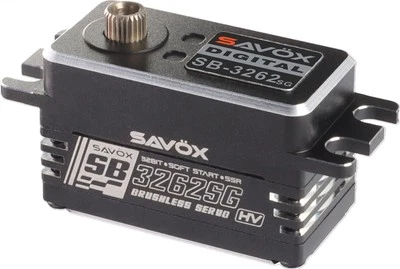 Savox High Torque, High Voltage, Brushless Servo, 0.065sec / 486.1oz@8.4V