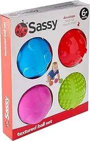 Sassy Textured Ball Set, Multicolor, 4 Piece
