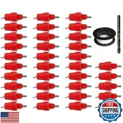 VandanCoop Chicken Waterer Nipples Automatic Poultry Watering Nipples (35)