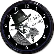 Frank Sinatra Ol' Blue Eyes Wall Clock I DId It My Way Chairman of the Board 10"