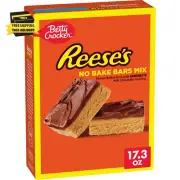REESE'S Peanut Butter No Bake Bars Mix with HERSHEY’S Milk Chocolate Frosting, 1
