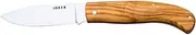 Joker Pocket Knife of yesteryear NO79, blade 9 cm Inox 420, olive wood handle, 90 gr weight, fishing tool, camping and hiking