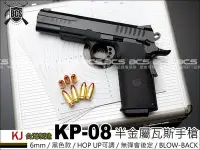 在飛比找Yahoo!奇摩拍賣優惠-(武莊)KJ KP08 KP-08 半金屬 瓦斯槍，手槍，B