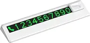 Parking Card Number Plate | Car Temporary Parking Plate | Car Temporary Parking Plate - Car Number Plate, Glow Magnetic Traceless Glue Phone Number Plate, Car SUV