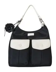 [Gr8x] Alice Shoulder Baby Bag Black and Cream