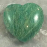 Amazonite Russian Carved Heart