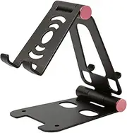 Mobile Phone Stand, Adjustable Phone Holder, Foldable Phone Holder with Aluminium Alloy, Compatible with the Entire Smartphone
