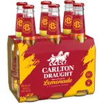 Carlton Draught Lemonade Bottle 330mL