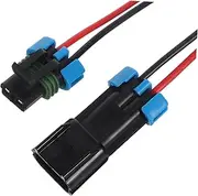 VINTORKY 2pcs Automotive Connector Kit Pin Male and Female Plugs with Wire for Reliable Vehicle Audio and Car Electronics Connections