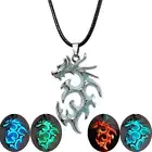 Moonstone Dragon Pendant Necklace Glowing In The Dark Glowing Necklace Men Boy