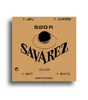 Savarez 520PI Traditional High Tension with Wound E, B & G Classical Guitar String Set