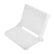 Kitchen Foldable Dish Rack Stand Holder Bowl Organizer Tray Drainer Shelf Tool #
