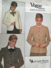 Vogue Sewing Pattern 2828 Misses Ladies Jackets Size 12 Uncut