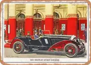METAL SIGN - 1931 Bentley Sport Touring Vintage Ad
