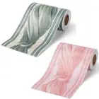 Embossing Waist Line Wallpaper Wall Border Stickers Skirting Line Baseboard