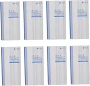 100pcs Trash Trash Bin Travel Sickness Tablets Rubbish Bags Big Sick Barf Bag Sick Bowls Duffle Waste Trash Can Kitchen Bin Nappy Bin Clear Car Bin White Paper
