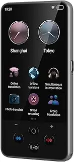 S85 Pro Language Translator Device 4" HD 138 Languages Voice Video Recording Translating Offline Translation 8GB 2000mAh