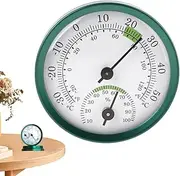 Outdoor Hygrometer - No Battery Needed Garden Thermometer - Outdoor Thermometers for Patio - Wall Thermometer for Home and Garden Decor,
