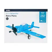282 Piece Mini Blocks Vehicle Series: Retro Plane