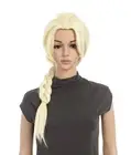 OneDor Long Braided Ponytail Cosplay Costume Light Blonde Wig (Frozen Movie)