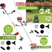 52CC & 62CC Petrol Pole Chainsaw Brush Cutter Whipper Snipper Hedge Trimmer