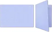 Flip Cutting Mat Note A1 (Inch Version), 24 x 36 in (60 x 90 cm), Foldable, Ideal for Crafts, Paper Cutting, Large Leather and Cloth Projects, Sketching, Drawing (Light Blue)