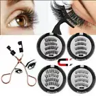 Reusable Magnetic False Eyelashes Set Fake Eye Lashes Curler Clip Tool with Box