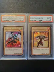 Elemental HERO Burstinatrix + Avion (Alt Art) PSA 10 GEM MINT Yugioh LCGX Set x2