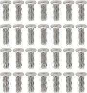 eMagTech 50Pcs TV Mount Screws M4x10mm Replacement Part 304 Stainless Steel Vese TV Monitor Stand Bracket Mount Screws Suitable for TV Computer Mounts Bracket Fixing