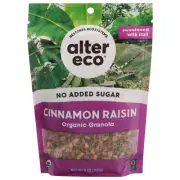 Alter Eco Granola Cinnamon Raisin 8 oz (Pack of 6)