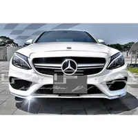 在飛比找蝦皮購物優惠-賓士 BENZ W205 AMG 電鍍 前下巴 2014 2