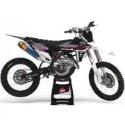 Ninetwo Decals GAS GAS MC65 24-25 Pink Purple w/ Black BGS Leopard Graphics Kit