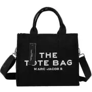 Jtgg WJTG Women Handbag Designer Laptop Tote Bag Canvas Messenger Shoulder Crossbody BagJ Black
