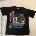 Charlotte Hornets Looney Tunes Taz short sleeve black classic shirt KV29995