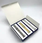 Kessaris Silver, Gold, or Leopard Panther Interchangeable Apple Watch Straps.