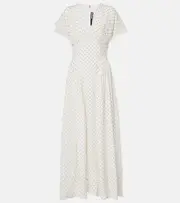 [Rotate] Rotate Polka-dot midi dress AU 8 white