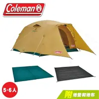 在飛比找樂天市場購物網優惠-【Coleman 美國 4-6人透氣圓頂露營帳V 入門套組】