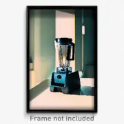 Pixel Art Poster - Sharp Blender (8 Bit Psychedelic Trippy Video Game Print)