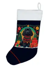 Cocker Spaniel Black Enchanted Christmas Stocking
