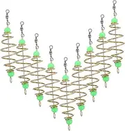 Abaodam Night Fishing Bait Holder Bait Spring 10pcs Luminous Beads Carp Feeder Easy to Assemble