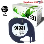 1 PK 91331 Label Tape S0721660 for Dymo LetraTag QX 50 XR XM 2000 Plus LT-100H