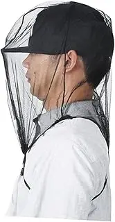 POPETPOP 2Pcs Head Net Face Mesh Net for Outdoor Protection Against Bugs Insects for Hiking Camping Climbing Walking Black
