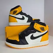 Air Jordan 1 Retro High OG Taxi Yellow/White Size 10 Men