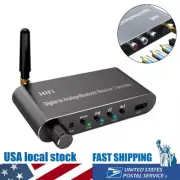 Bluetooth5.1 Digital Optical to Analog DAC Audio Converter Receiver Transmitter
