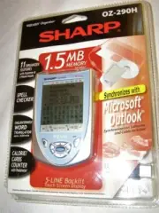 NEW Sharp OZ-290H Wizard Electronic Organizer 1.5 MB Memory Works with Outlook