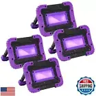 Rechargeable Black Light, Battery Powered Blacklight, Cordless 395nm UV Black