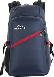 TRAWOC VIPER 40L Travel Backpack for Men and Women, Laptop Backpack with water resistant fabric, Casual Bag Suitable for All Occasions