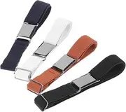 [LIFKOME] Elastic Stretch Boys and Girls Belts Dress Belts for Girls Boys Toddlers Adjustable Waist Belt Metal Buckle