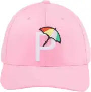 NEW PINK PUMA GOLF HAT LIMITED EDITION ARNOLD PALMER LOGO SNAPBACK FREE SHIPPING