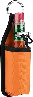 Beautyflier 2oz/60ML Hot Sauce Sleeve Holder, Portable Bottle Belt Holder for Tabasco Hot Sauce, Sriracha Hot Sauce, Cholula Hot Sauce for the Hot Sauce Lover, Hot Sauce Not Included (Orange)